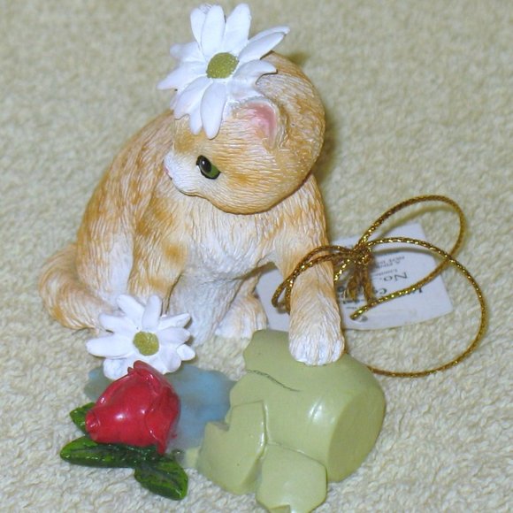 VINTAGE CAT FIGURE "PURR-FECT DISASTER " HAMILTION COLLECTION - Picture 4 of 4